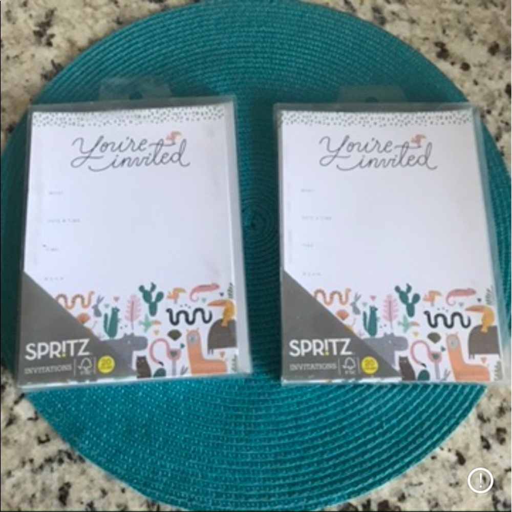 Critter Woodland Creatures 40 Invitations